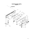 CONTROL PANEL Diagram and Parts List for IC5E  Whirlpool Ice Maker