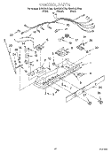 CONTROL Diagram and Parts List for GD5SHAXKQ00  Whirlpool Refrigerator