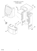 SECTION Diagram and Parts List for 4AD50J0  Whirlpool Dehumidifier