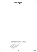 MISCELLANEOUS Diagram and Parts List for DU980QPDB2  Whirlpool Dishwasher
