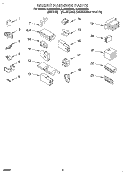 WIRING HARNESS Diagram and Parts List for LLN8233BQ0  Whirlpool Washer