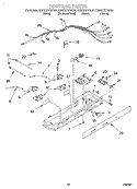 CONTROL Diagram and Parts List for KSRB27FHBL01  KitchenAid Refrigerator
