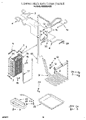 LOWER UNIT AND TUBE Diagram and Parts List for KSSS36DAX05  KitchenAid Refrigerator