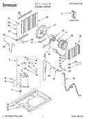 UNIT, LITERATURE Diagram and Parts List for CA10WR90  Whirlpool Air Conditioner