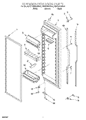 REFRIGERATOR DOOR Diagram and Parts List for KSRS25KGAL00  KitchenAid Refrigerator