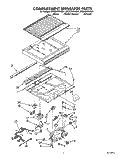 COMPARTMENT SEPARATOR Diagram and Parts List for ET20DKXWN01  Whirlpool Refrigerator