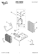 UNIT PARTS Diagram and Parts List for ACS102PP0  Whirlpool Air Conditioner