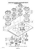COOKTOP BURNER AND GRATE Diagram and Parts List for KGCT305TAL1  KitchenAid Cooktop