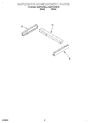 MICROWAVE COMPARTMENT Diagram and Parts List for KEMS308GBL2  KitchenAid Microwave Oven Combo