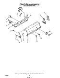 CONTROL PANEL Diagram and Parts List for KAWE564WAL0  KitchenAid Washer