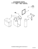 ACCESSORY PARTS Diagram and Parts List for GX900QPPQ4  Whirlpool Trash Compactor