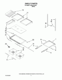SHELF PARTS Diagram and Parts List for GI5SVAXVQ03  Whirlpool Refrigerator