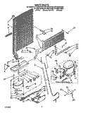 UNIT Diagram and Parts List for ET18NKXXG00  Whirlpool Refrigerator