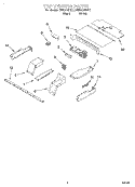 TOP VENTING, OPTIONAL Diagram and Parts List for KEBI276DBL7  KitchenAid Wall Oven