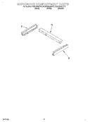 MICROWAVE COMPARTMENT Diagram and Parts List for KEMC308HBL0  KitchenAid Microwave Oven Combo