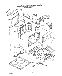 AIRFLOW AND CONTROL Diagram and Parts List for ACQ102XZ0  Whirlpool Air Conditioner