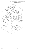 ELECTRICAL OVEN Diagram and Parts List for RS373PXWT2  Whirlpool Range