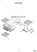 FREEZER SHELF Diagram and Parts List for KSSS36MAX04  KitchenAid Refrigerator