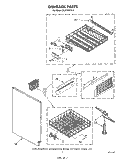 Part Location Diagram of 304744 Whirlpool Shelf, Cup