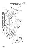 REFRIGERATOR LINER Diagram and Parts List for KSRB27QABL07  KitchenAid Refrigerator