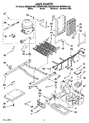 UNIT PARTS Diagram and Parts List for GS6NVEXVB00  Whirlpool Refrigerator
