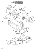 INTERIOR, LIT/OPTIONAL Diagram and Parts List for MH7110XBQ0  Whirlpool Microwave