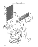 UNIT Diagram and Parts List for RT14DKYYW00  Roper Refrigerator