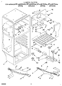 Part Location Diagram of LIT2169123 Whirlpool Service & Wiring Sheet