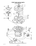 PUMP AND MOTOR Diagram and Parts List for 4KUDC220T0  KitchenAid Dishwasher