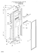 Part Location Diagram of 2203300 Whirlpool FILLER, PANEL