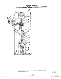 PUMP Diagram and Parts List for CFCS3WS3  Whirlpool Ice Maker