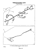 WIRING HARNESS , LITERATURE AND OPTIONAL Diagram and Parts List for MW8550XS0  Whirlpool Microwave