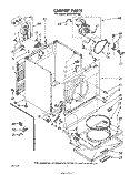 SECTION Diagram and Parts List for LE6810XPW0  Whirlpool Dryer