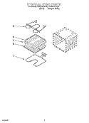 INTERNAL OVEN PARTS Diagram and Parts List for YRBS275PDQ5  Whirlpool Wall Oven
