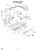 CONTROL, OPTIONAL Diagram and Parts List for 7GD22DFXFW03  Whirlpool Refrigerator