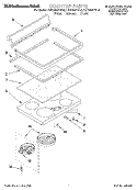 COOKTOP Diagram and Parts List for KERC500YBL5  KitchenAid Range