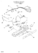CONTROL, LIT/OPTIONAL Diagram and Parts List for 6ED22DQXDW01  Whirlpool Refrigerator