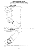 LCK 4500 , LCK 4600 Diagram and Parts List for KELC500TPL0  KitchenAid Washer Dryer Combo