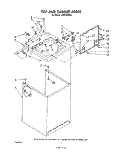TOP AND CABINET , LIT/OPTIONAL Diagram and Parts List for LA5578XSW0  Whirlpool Washer