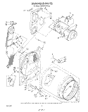 SECTION Diagram and Parts List for KEYE650VPL0  KitchenAid Dryer