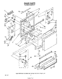 DOOR Diagram and Parts List for DU5500XR0  Whirlpool Dishwasher