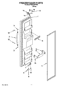 Part Location Diagram of L2216818W Whirlpool DOR-FIP White
