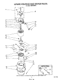 SECTION Diagram and Parts List for KBDS250T1  KitchenAid Food Waste Disposer