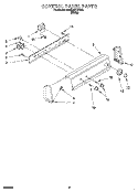 Part Location Diagram of 3360567 Whirlpool End Cap - White