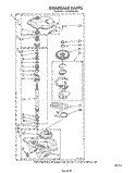 GEARCASE Diagram and Parts List for LC4500XSW0  Whirlpool Washer