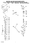 Part Location Diagram of W10140686 Whirlpool Crusher Bin