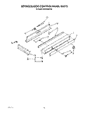 REFRIGERATOR CONTROL PANEL Diagram and Parts List for KSSS42DWX00  KitchenAid Refrigerator