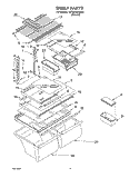 SHELF, LIT/OPTIONAL Diagram and Parts List for 7ET20PKXDN01  Whirlpool Refrigerator