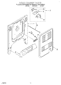 REAR CHASSIS, LIT/OPTIONAL Diagram and Parts List for KGRT507FBL1  KitchenAid Range