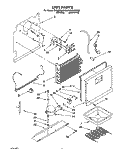 UNIT Diagram and Parts List for EV200NXAN00  Whirlpool Freezer
